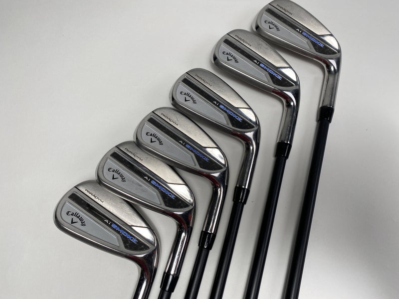 Callaway Paradym Ai Smoke Iron Set 5-PW Cypher Sixty 5.5 60g Regular RH