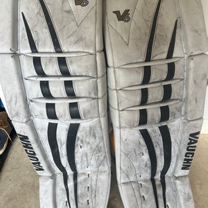 Vaughn 1100i INT Goalie Leg Pads Black/white 31" 2 Velocity V6 1000i Pro