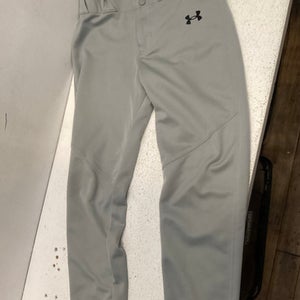 Used Under Armour BB/SB Pant Boys Grey LG 11443-S000194187