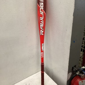 Used Rawlings PRODIGY ALLOY BB/SB USA 2 5/8 Bat Red 29" 11443-S000194186
