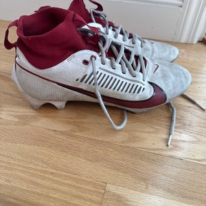 White And Red Nike Vapor Lacrosse Cleats