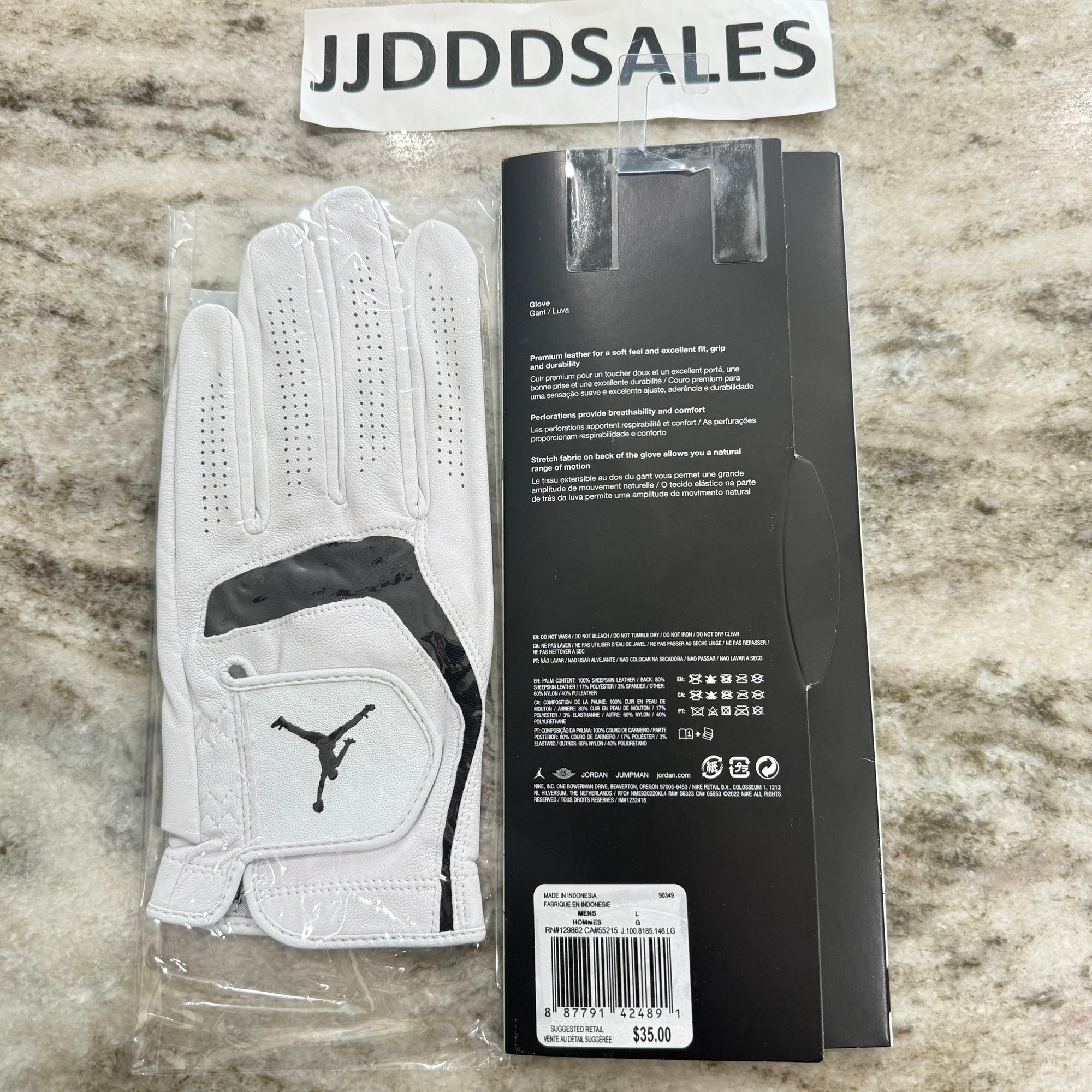 Jordan Brand（NIKE） - Jordan Golf Tour Golf Glove(Left Hand) L Jordan Tour Regular Golf Glove (Left Regular). Nike.com