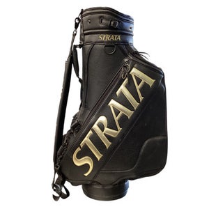 Used Strata STAFF BAG Mens Cart Bag Black 11760-S000075642