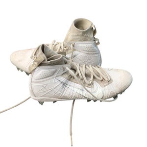 Used Nike Adult FB Cleats White Senior 12 11760-S000075618