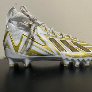 Adidas Freak 23 Inline Football Cleats Men's Size 10 HP2445 Gold / White