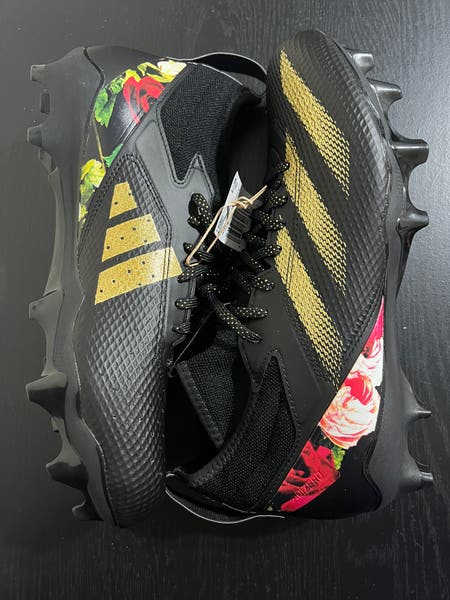 Adidas Adizero Electric Speed Coronation Black Floral Football Cleats Size 10.5 Size 10.5 - adidas Adizero Electric Speed Coronation - Black  main image 4