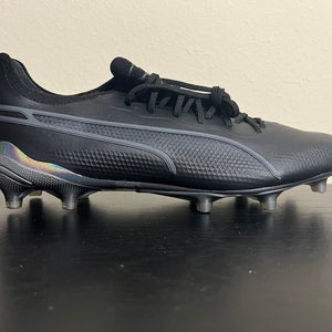 Puma King Ultimate FG AG Men’s Size 10.5 Black / Gray 107563-03