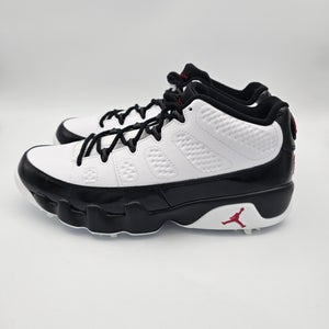 Air Jordan 9 Low Golf 'White Black True Red' Men's Size 8.5