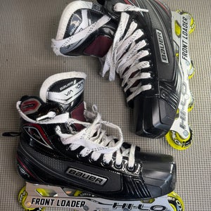Used Bauer Vapor X700 Roller Hockey Goalie Skates Size 8D
