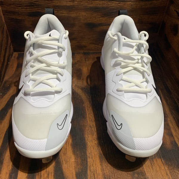 Nike Force Zoom Trout 9 Pro Baseball Cleats Platinum White  display picture 3