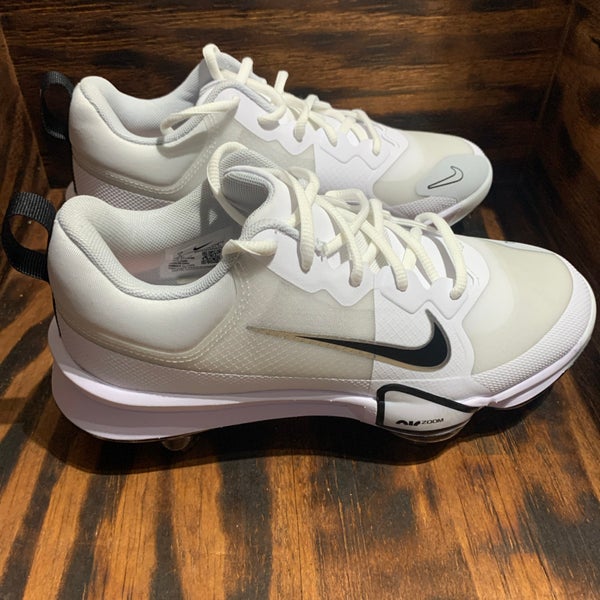 Nike Force Zoom Trout 9 Pro Baseball Cleats Platinum White  display picture 1