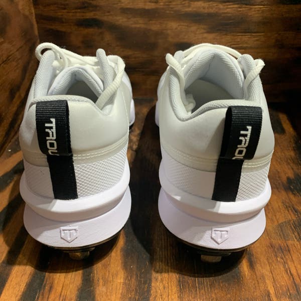 Nike Force Zoom Trout 9 Pro Baseball Cleats Platinum White  display picture 1