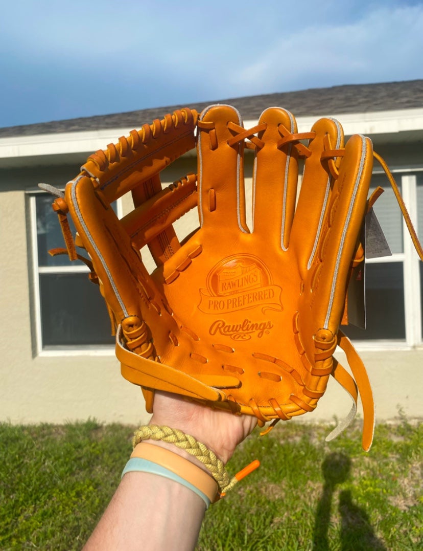 Rawlings Pro Preferred GH3PRK42 11.25” Infield Glove – Rich Tan