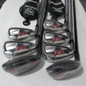 Left-Handed Wilson D250 Iron Set - 4H, 5H, 6-PW - Uniflex Graphite & Steel - NEW