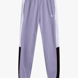 Reebok Girls' fleece Sweatpants Active Pull On Fleece Joggers light purple.