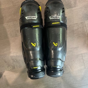 Senior Bauer Mach 17" Shin Pads (Used)