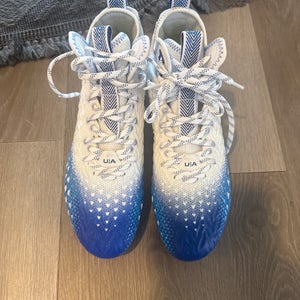 Blue Unisex Size M 9.5 (W 10.5) Adult Under Armour Mid Top (New)