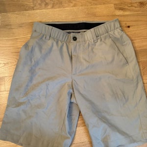 Khaki Under Armour Golf Shorts