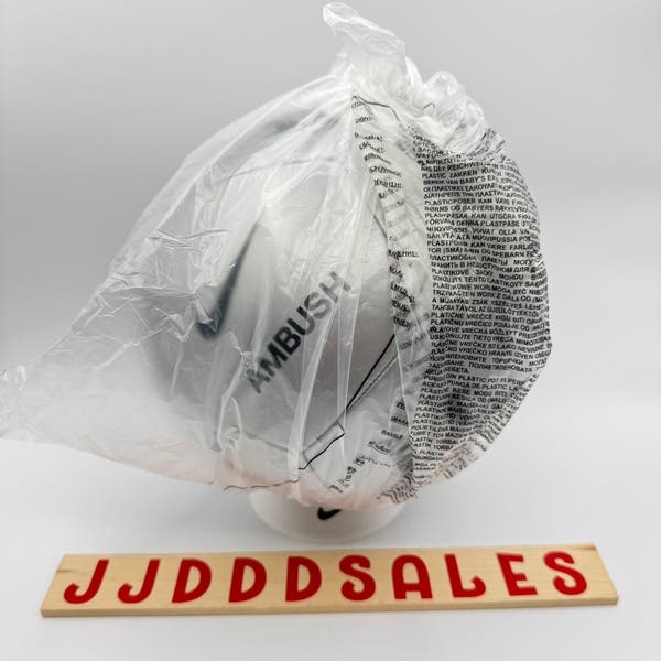 Nike x Ambush Metallic Silver Soccer Ball FN1583-095 Size 5 NWT