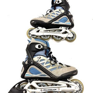 Used Rollerblade US W 10.5 Senior Rec Fitness Skates Grey Senior 10.5 11860-S000291093