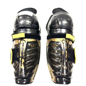 Used CCM ASV PRO Intermediate Shin Guards Black 10" 11860-S000291244