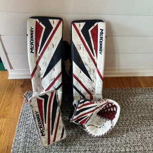 28"  2024 Mckenney XPG2 Goalie Leg Pads Pro Stock (Used)