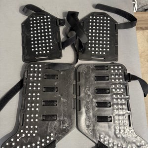 Used Rollerfly Roller Hockey Goalie Sliders Black