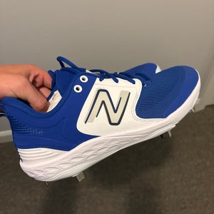 Blue Men's Adult Size M 10.5 (W 11.5) New Balance Cleats (New)