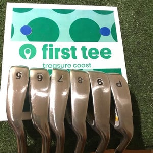Wilson Power Source Irons Set (5-PW) Medium Firm Mens Flex Graphite Shafts
