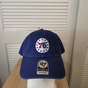 NWS Philadelphia 76ers '47 Clean Up Strapback Hat NBA