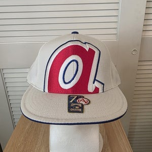 NWS Atlanta Braves American Needle Cooperstown Collection Fitted Hat 7 3/8 MLB