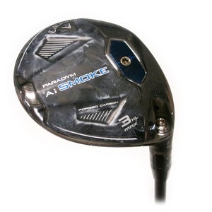 Callaway Paradym Ai Smoke Max HL 16.5* 3 Wood Graphite Cypher Fifty 5.5 Regular