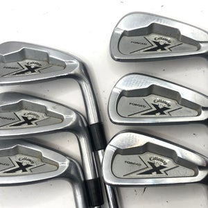 Callaway X Forged 2007 Iron Set 5-PW/ Dynalite S300 Steel Shafts(no bands) Good