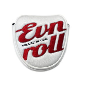 NEW Evnroll Neo White/Red Magnetic Mallet Headcover