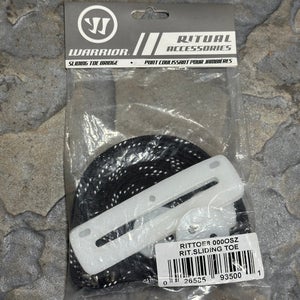 Brand New Warrior Hockey Goalie Slider Toe Bridge Pair with Lace (7312)