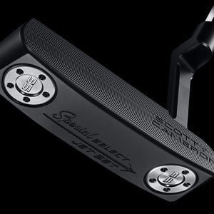 NEW TITLEIST SCOTTY CAMERON NEWPORT JET SET BLACK PUTTER 34" W HEAD COVER