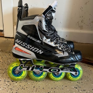Mission Inhaler NLS2 Inline Skates Regular Width Size 8.5 (Used)