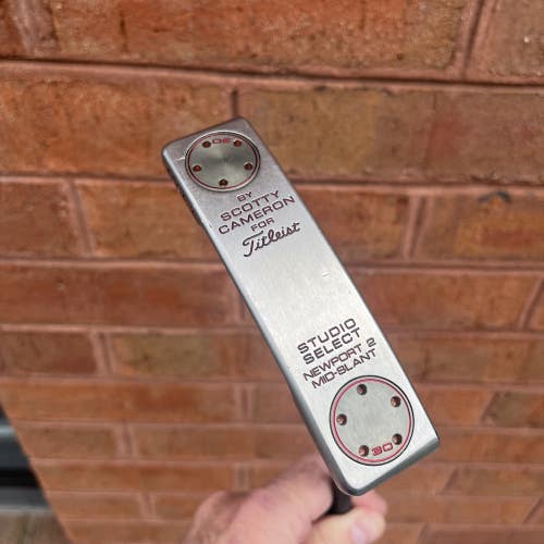 TITLEIST SCOTTY CAMERON - STUDIO SELECT NEWPORT 2 MID-SLANT PUTTER 30g WEIGHTS