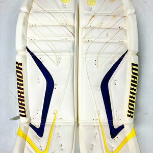 New Warrior Messiah Pro goalie leg pads 35"+1" SR ice hockey white senior goal