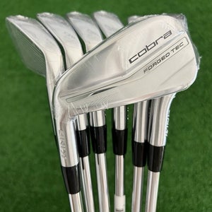 NEW LH Cobra King Forged Tec 23 Iron Set 4-P / KBS $-Taper Lite Regular