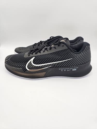NikeCourt Air Zoom Vapor 11 HC 'Black White' Tennis Shoes Men's Size 13