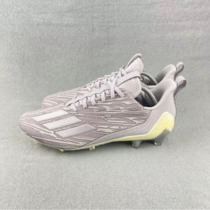 New Adidas Adizero Silver Metallic Gray Football Lacrosse Cleats Men’s Size 9