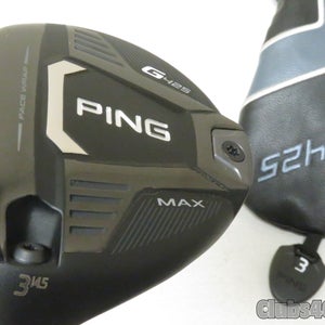PING G425 MAX Fairway 14.5°  3 Wood TOUR 75 Chrome Stiff +Cover  MINT .. LEFT LH