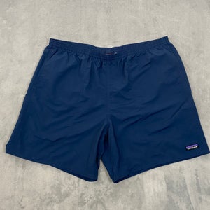 PATAGONIA Hiking Shorts Men 2XL 6" Nylon Drawstring Pockets Elastic Waist Logo
