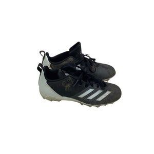 Used Adidas 3 BLACK STRIPE BB CLEATS BB/SB Cleats Black Junior 04 11347-S000247182