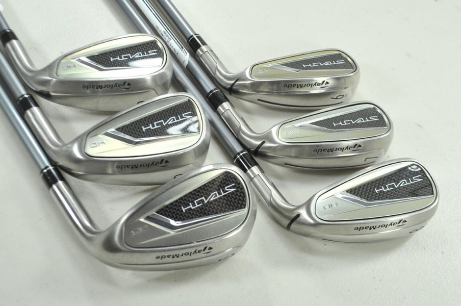 TaylorMade Stealth HD 6-PW,SW Iron Set Senior Flex Right 50g Graphite # 196117