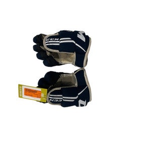 Used CCM TACKS 4R 2 Junior Gloves Royal Blue 11 1/2" 11847-S000026521