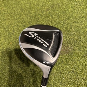 Adams Speedline Fast 12 3 15* Fairway Wood, ProLaunch Blue Regular Flex, RH