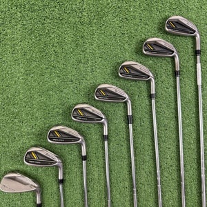 READ Taylormade Rbladez HL Iron Set 4-PW AW RocketFuel 65g Stiff Flex RH