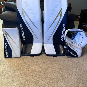 Navy, Metallic Gold, And White Bauer Hyperlite 2